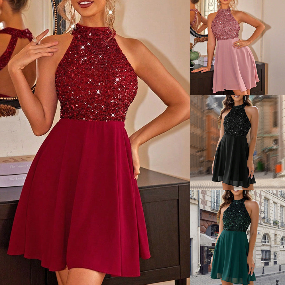 EB | Sinnliche Slim Fit Halter Mini Kleid