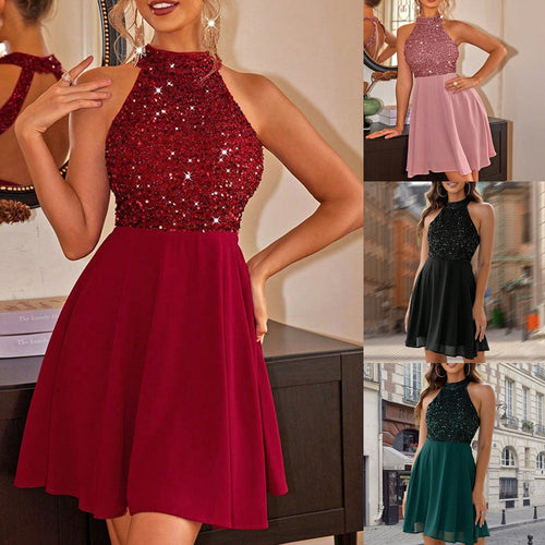 EB | Sinnliche Slim Fit Halter Mini Kleid