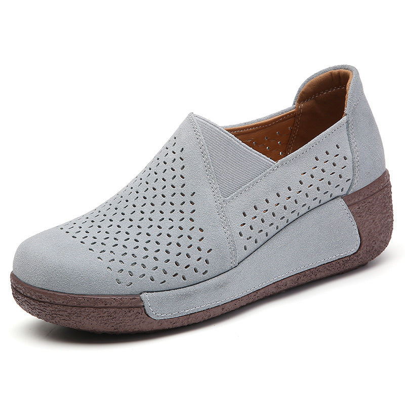 Damen Komfortable Slip-On Sneakers mit anpassungsfähiger Sohle EB