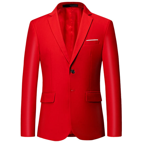 Herren nan tailliertes Sakko mit schmaler Silhouette, Stretchanteil und Pattentaschen EB