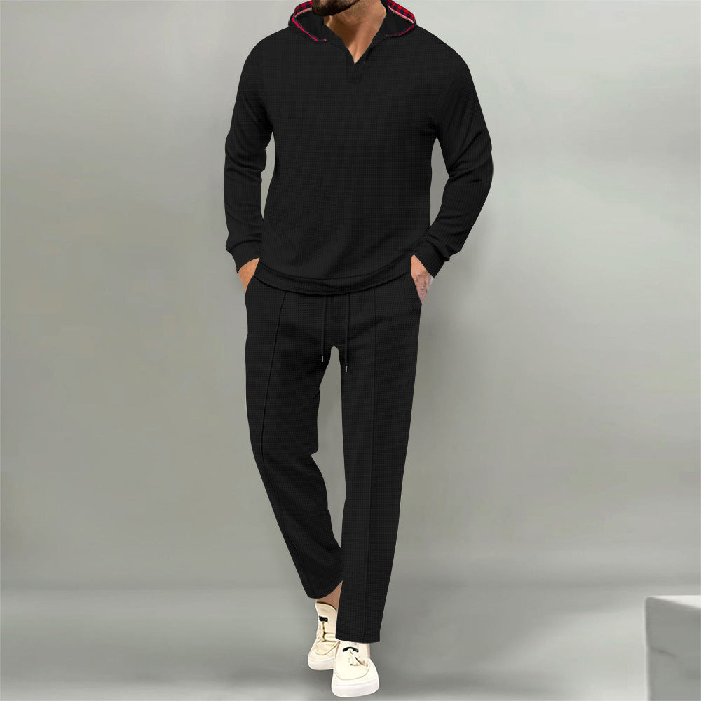 Herren lässiges Hoodie-Set mit innovativem Design und atmungsaktiven Eigenschaften EB