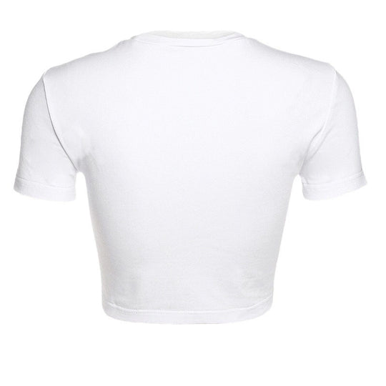 Damen Crop-T-Shirt mit modernem Schnitt und figurbetontem Design EB