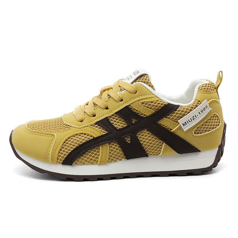 Damen Sportliche Sneakers mit atmungsaktivem Mesh-Obermaterial und dynamischer Dämpfung EB