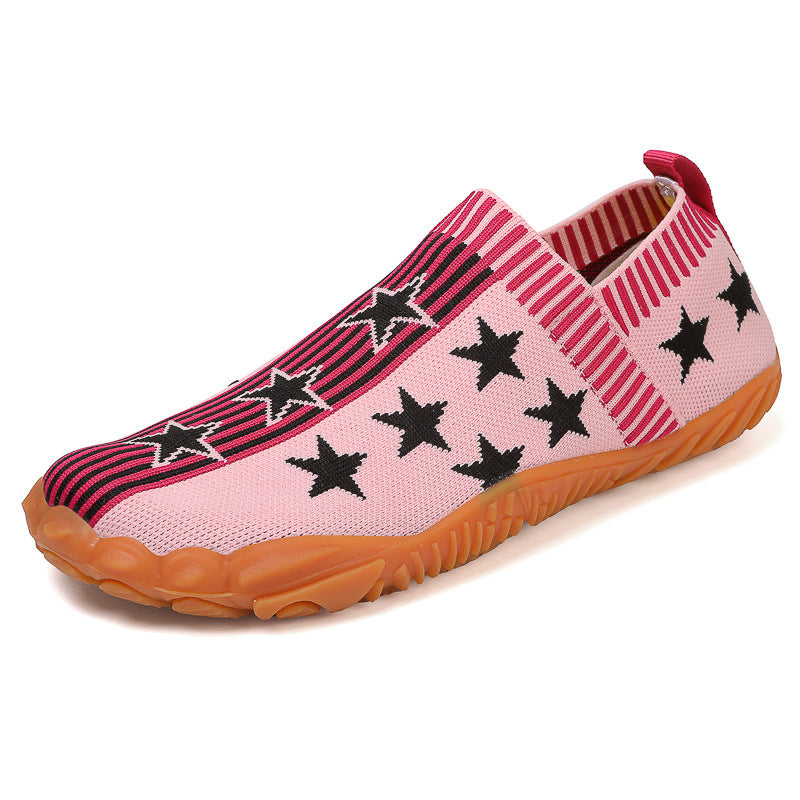 Damen Sportliche Aquaschuhe mit rutschfester Sohle und atmungsaktivem Obermaterial EB