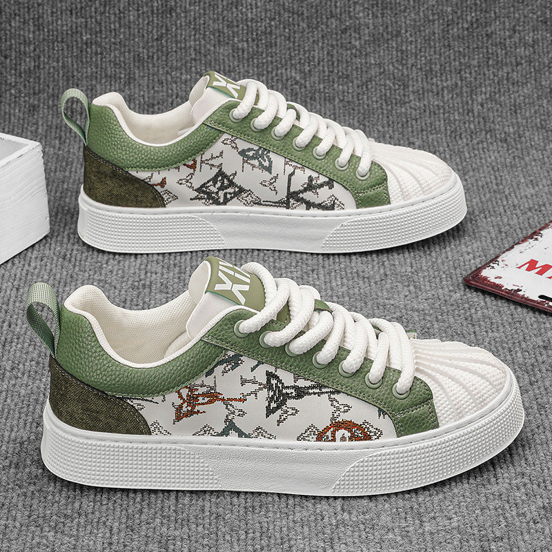 Damen Modische Sneakers mit einzigartigem Muster und rutschfester Sohle EB