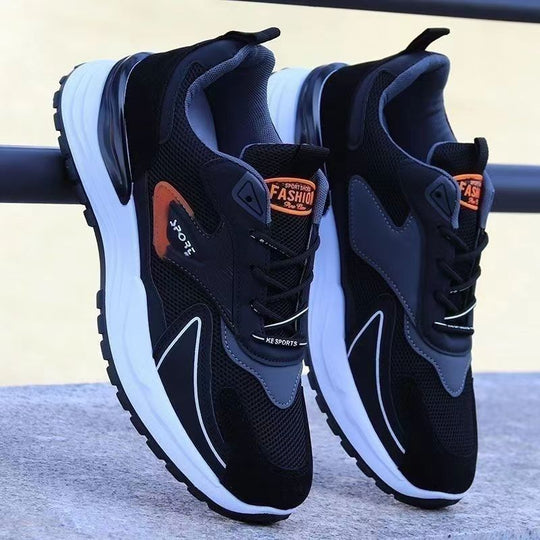 Damen moderne Sport Sneakers mit atmungsaktivem Mesh-Obermaterial und dämpfendem Fußbett EB