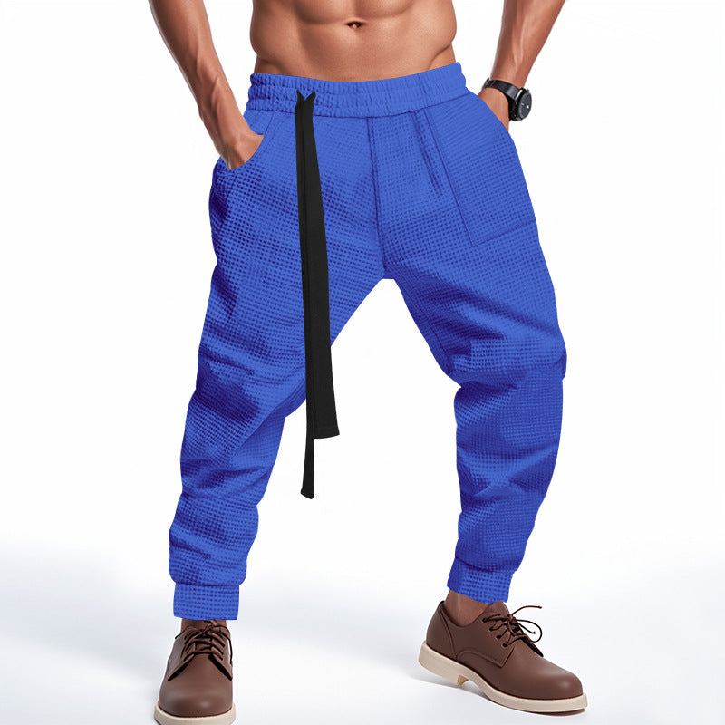 Herren lässige Freizeithose mit elastischem Bund und praktischen Taschen EB