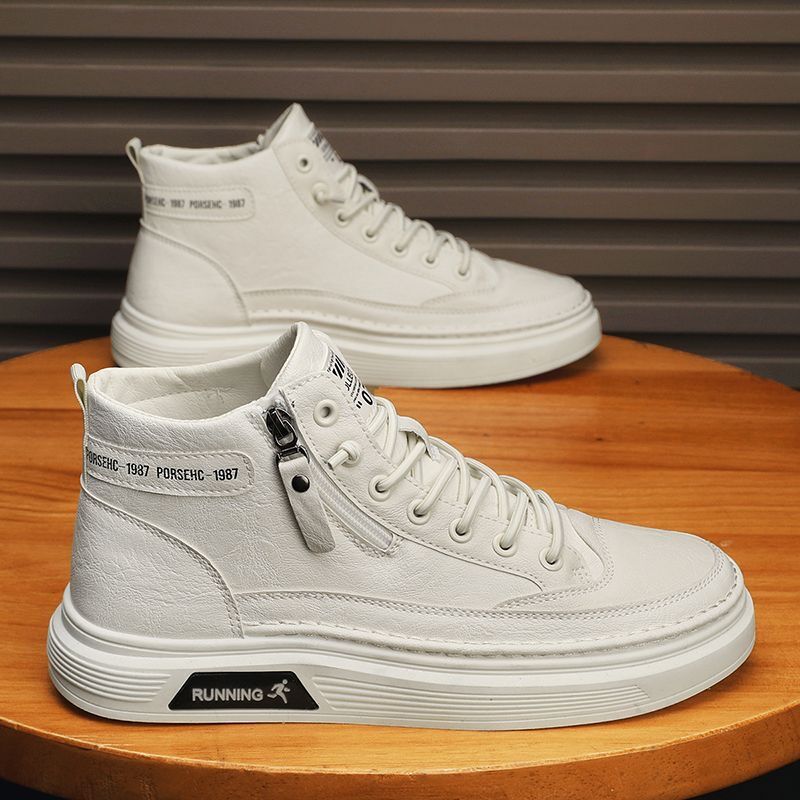 Damen Hohe Sneakers mit praktischem Reißverschluss und robustem Design EB