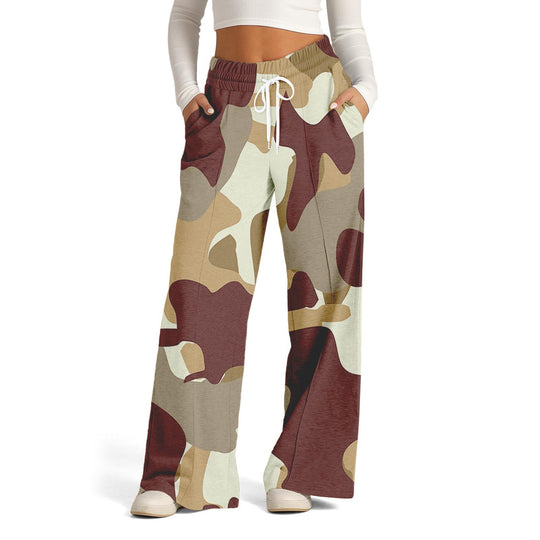 EB | Camouflage-Jogginghose mit hoher Taille