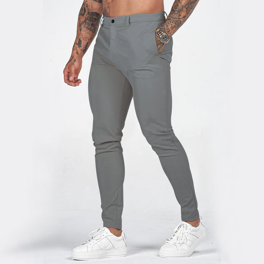 Herren Slim-Fit Chinohose mit modernem Design und elastischem Bund EB
