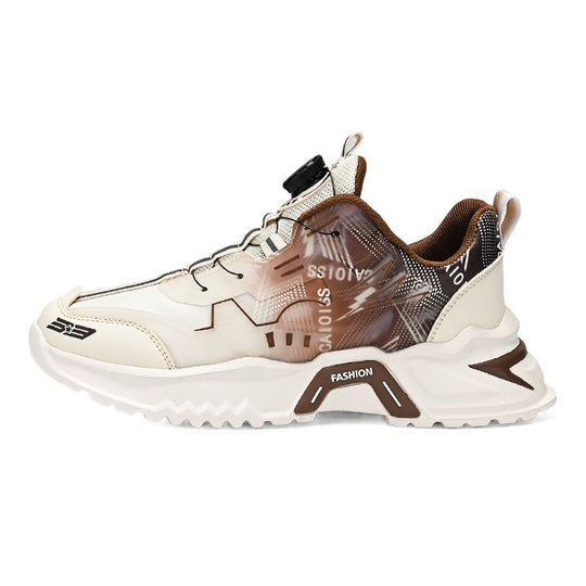 Damen Sportliche Sneaker mit innovativem Schnürsystem und atmungsaktiver Mesh-Oberfläche EB
