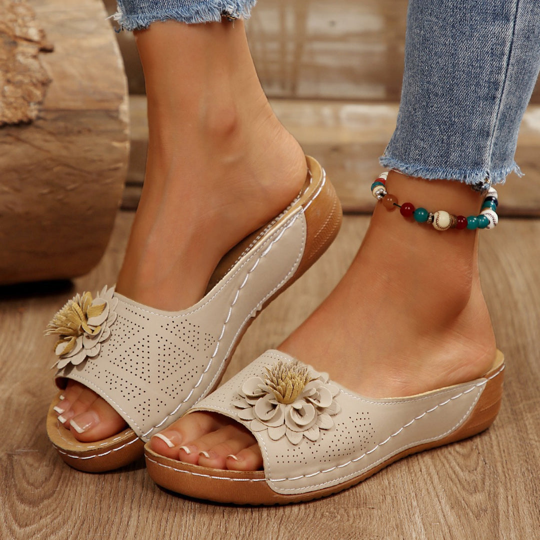 Damen Bequeme Blumenschuhe mit ergonomischer Fußbett EB