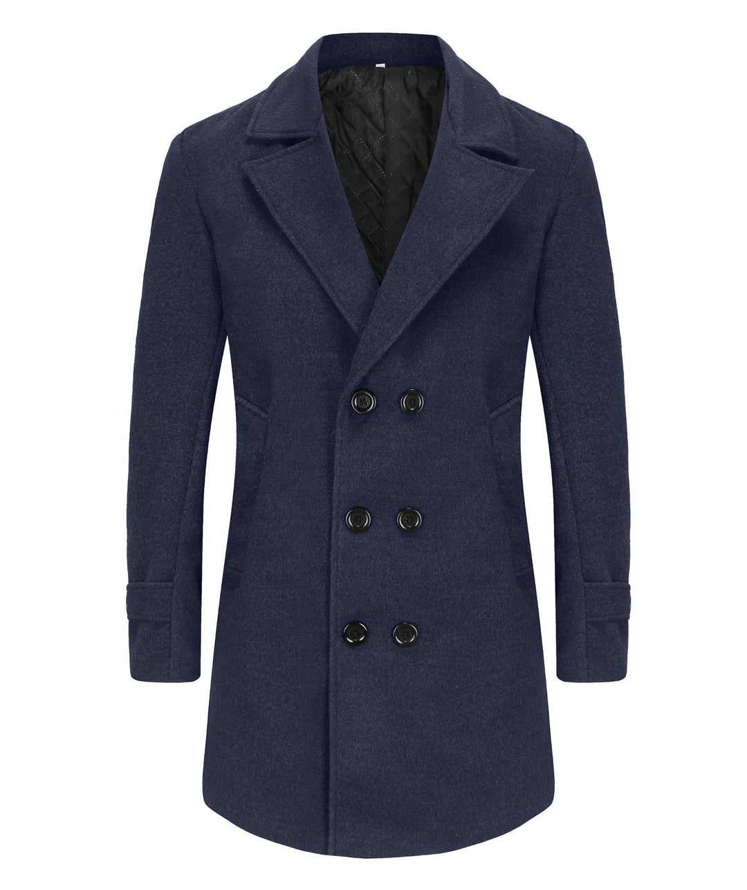 Herren eleganter Woll-Doppelmantel EB