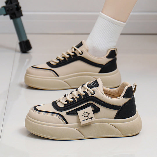 Damen komfortable Sneaker mit dämpfendem Fußbett und atmungsaktivem Obermaterial EB