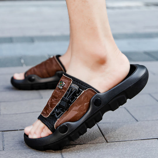 Damen Bequeme Freizeitsandalen mit atmungsaktivem Obermaterial und rutschfester Sohle EB