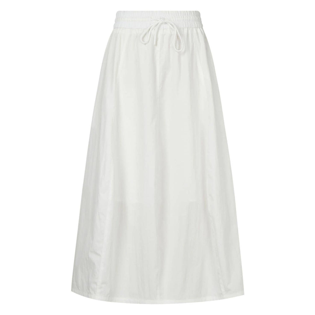 Damen maxilanger Rock mit elastischem Taillenbund und leichtem Material EB