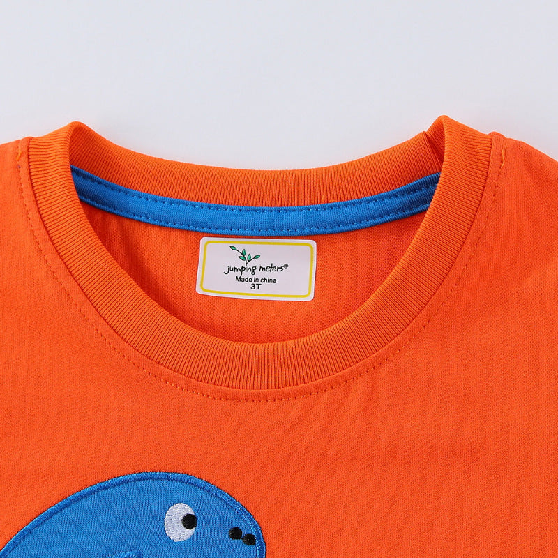 Jungen T-Shirt mit verspieltem Dinosaurier-Motiv EB
