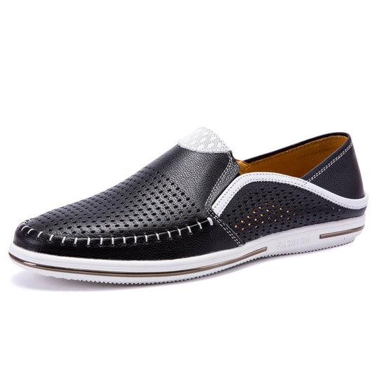 Herren Atmungsaktive Mokassins mit flexibler Sohle EB