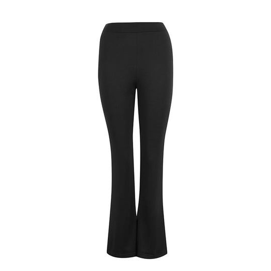 Damen elegante Flared-Hose aus flexibler Mikrofaser EB