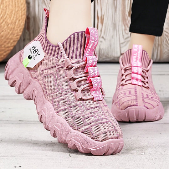 Damen Bequeme und trendige Sockensneaker EB