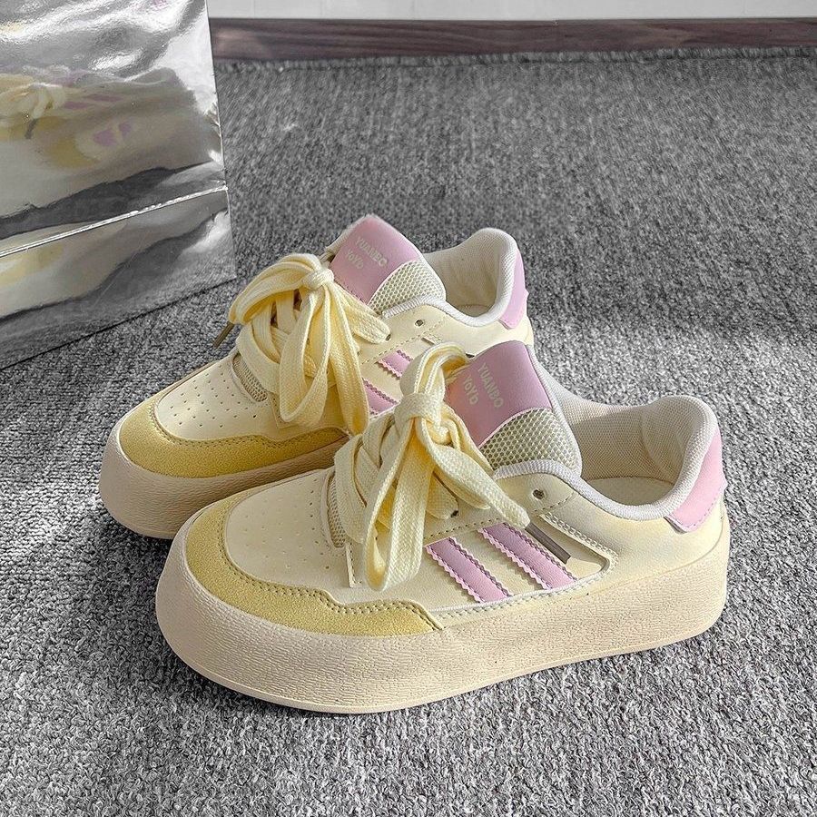 Damen Modische Freizeitsneaker mit dämpfender Sohle und innovativem Schnürsystem EB