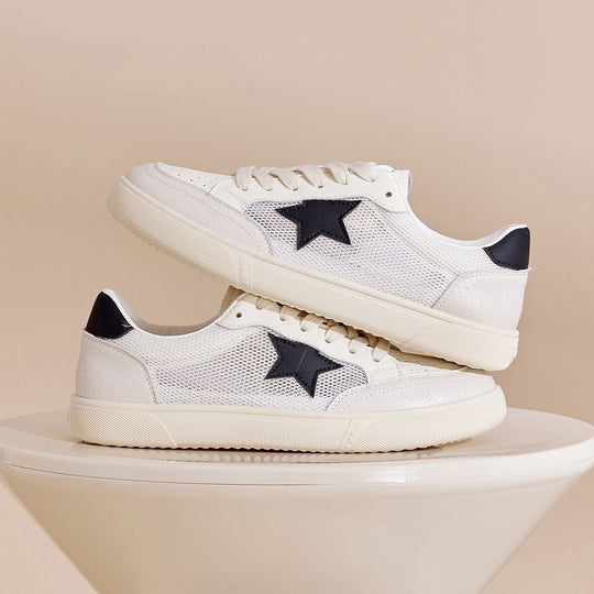 Damen Freizeitsneaker mit atmungsaktiver Mesh-Oberfläche und stabiler Sohle EB