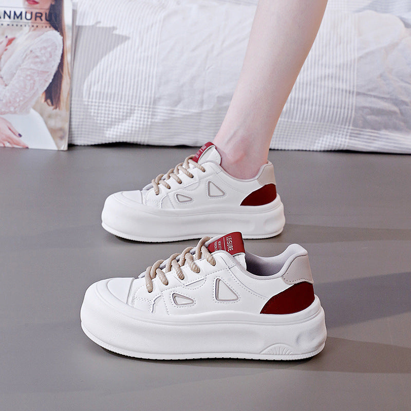 Damen Modische Plattform Sneakers EB