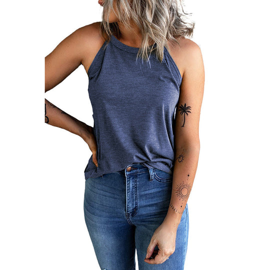 Damen Ärmeloses Sporttop mit lässigem Schnitt und feuchtigkeitsableitender Funktion EB