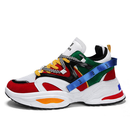 Damen sportliche Sneakers mit innovativem Design und farbenfrohen Akzenten EB