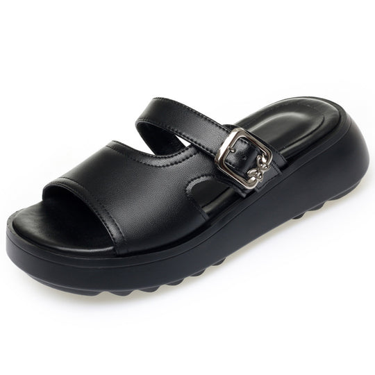 Damen Komfortable Riemchensandalen mit verstellbarem Riemen und gepolsterter Sohle EB