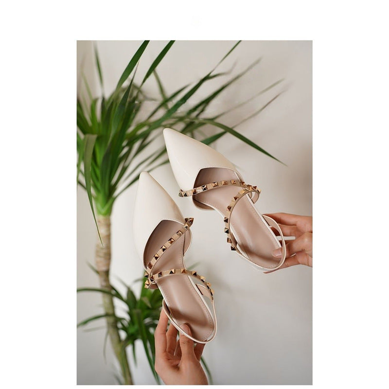 Damen Slingback Pumps mit glamouröser Strassverzierung EB