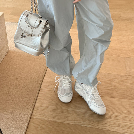 Damen Sportliche Freizeitschuhe mit atmungsaktivem Obermaterial und stoßdämpfender Sohle EB