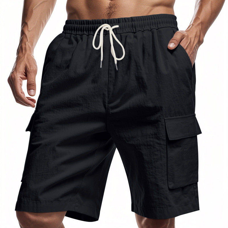 Herren Cargo-Shorts mit praktischen Seitentaschen und verstellbarem Kordelzug EB