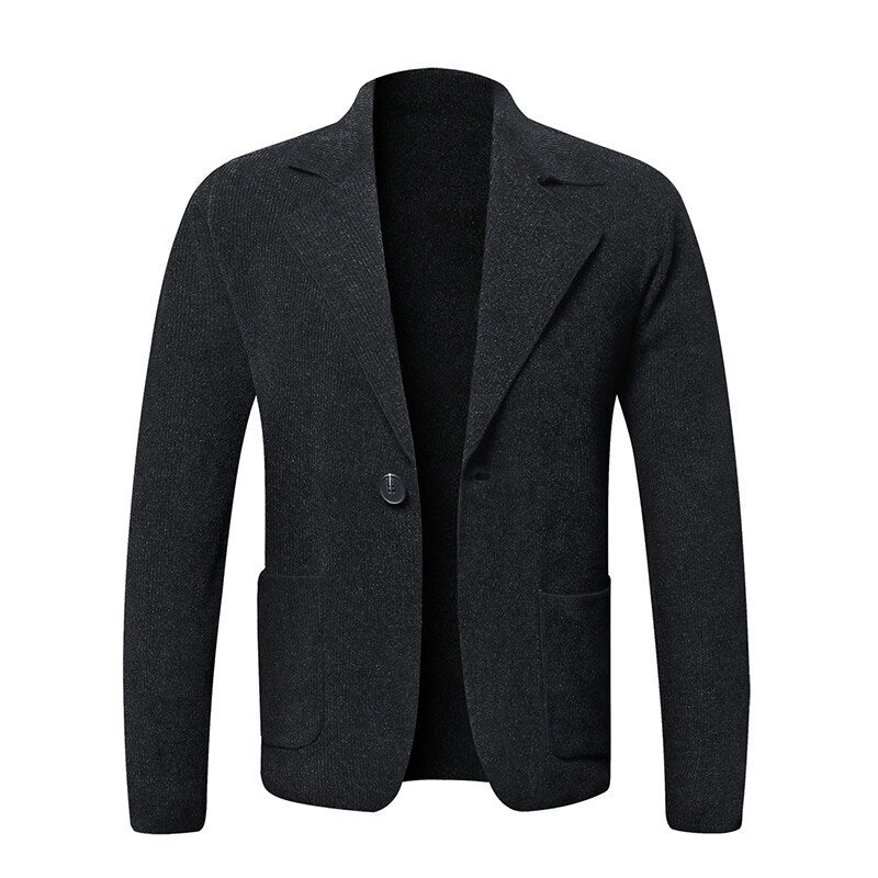 Herren elegante Blazerjacke mit zeitlosem Design und praktischen Taschen EB
