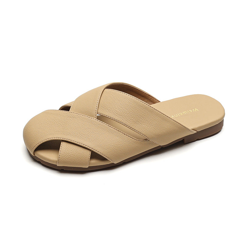 Damen elegante Clogs mit geschmackvollem Riemendesign EB