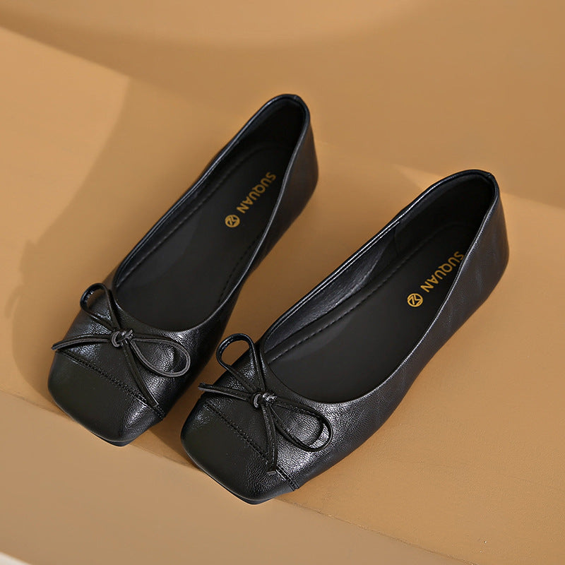 Damen Ballerinas mit dekorativem Schleifenverschluss und elegantem Design EB