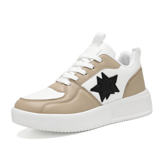 Damen Trendige Sneakers mit modischem Sternen-Design EB