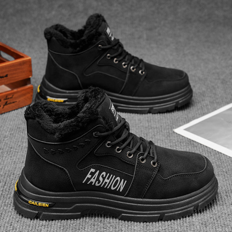 Damen Winterliche Schnürboots mit wärmendem Innenfutter und rutschfester Sohle EB