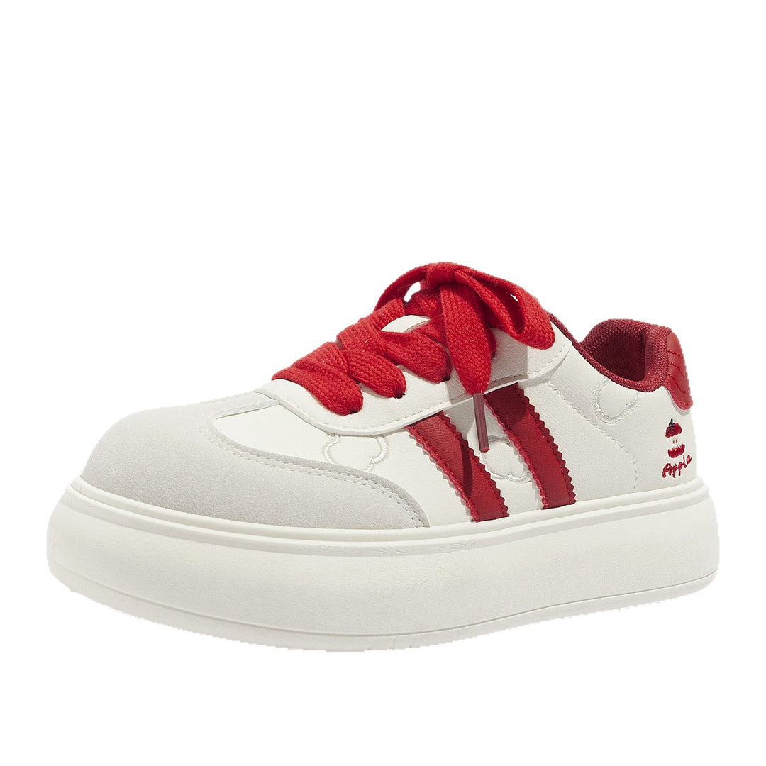Damen Modische Sneakers mit verspielten Schleifenakzenten und atmungsaktiver Oberflächenstruktur EB