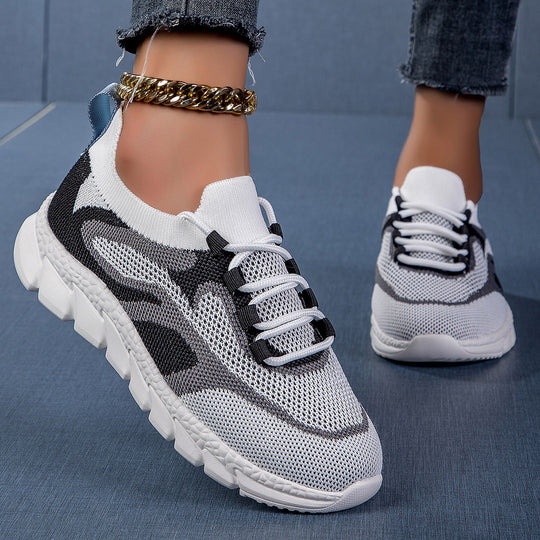 Damen Leichte Sportschuhe mit atmungsaktivem Mesh-Obermaterial und rutschfester Sohle EB
