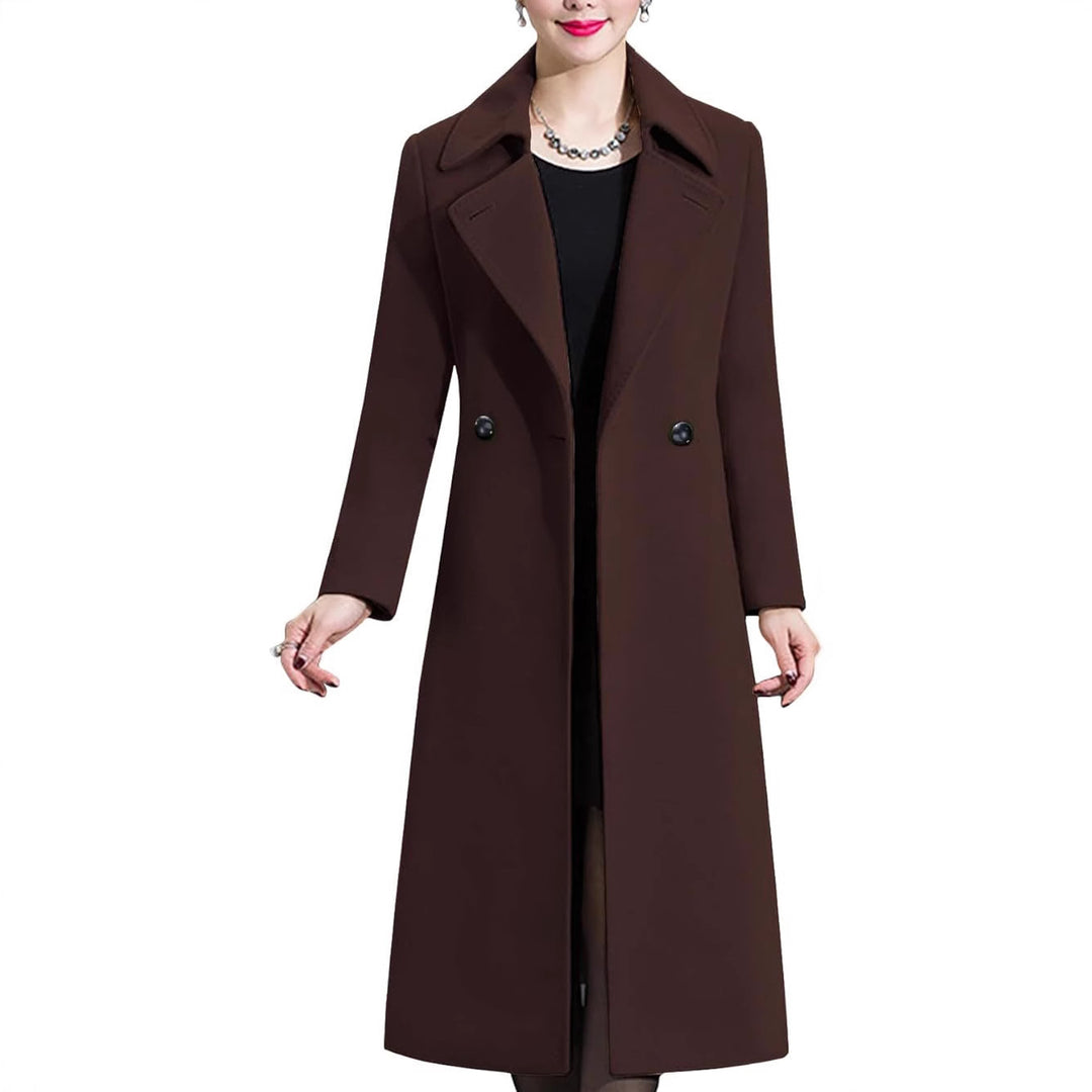 Damen Eleganter langer Mantel EB
