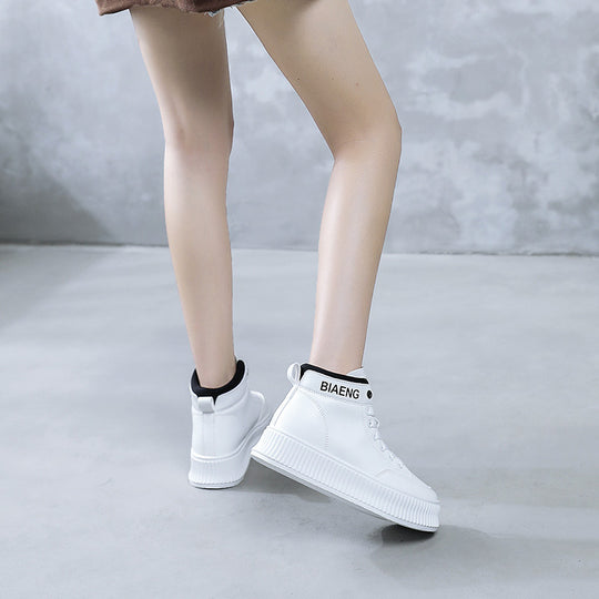 Damen Hohe Modische Sneakers mit dämpfender Sohle EB