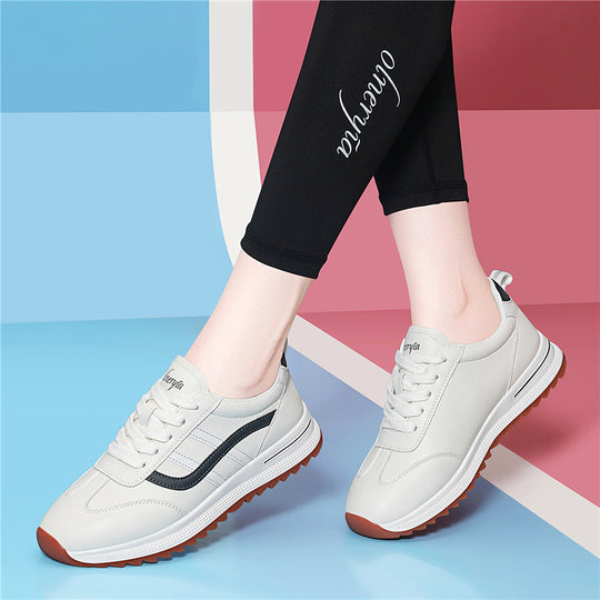 Damen Sportliche Sneakers mit rutschfester Laufsohle und gepolstertem Futter EB