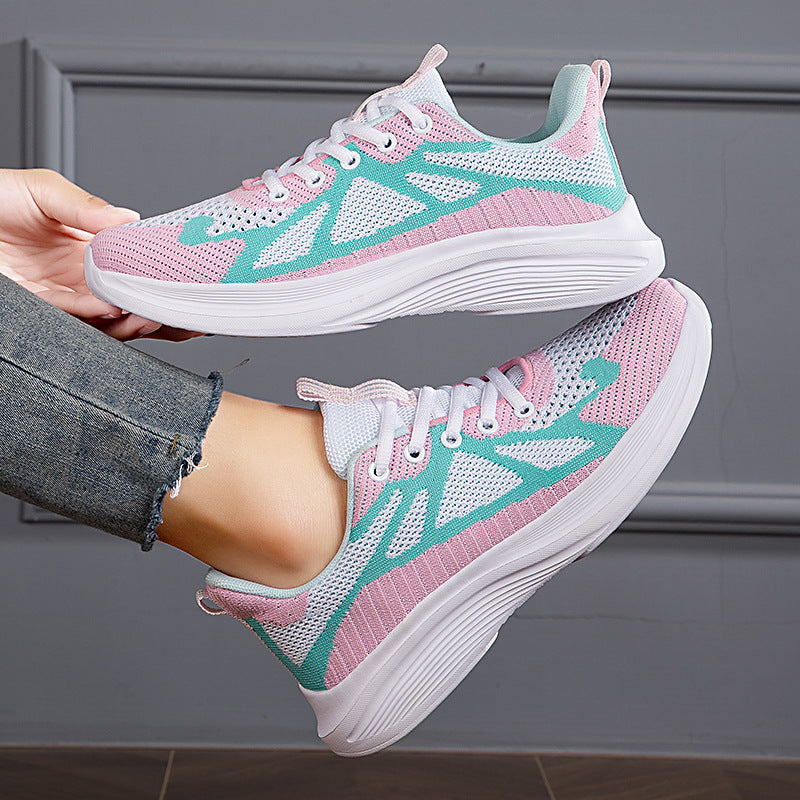 Damen Atmungsaktive Laufschuhe mit dämpfender Laufsohle EB