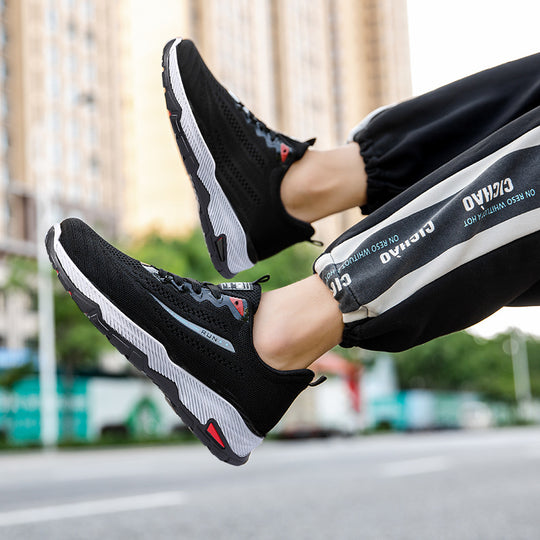 Damen Sportliche Lauf-Sneaker mit atmungsaktivem Obermaterial und rutschfester Sohle EB