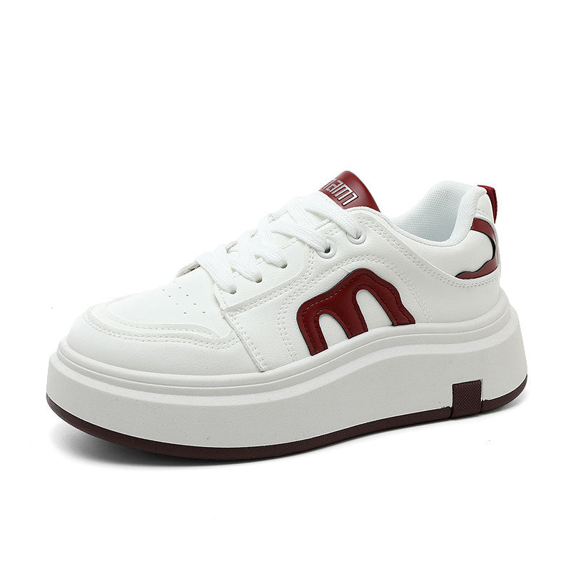 Damen Plateau Sneakers mit modernem Design und bequemer Dämpfung EB