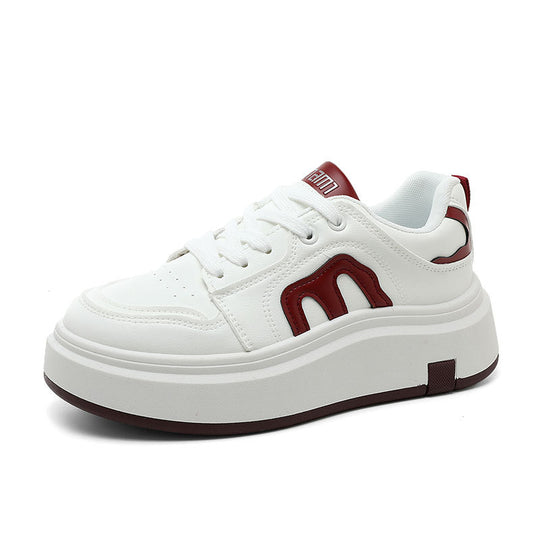Damen Plateau Sneakers mit modernem Design und bequemer Dämpfung EB