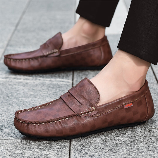 Herren Modische Mokassins mit handgenähtem Finish EB