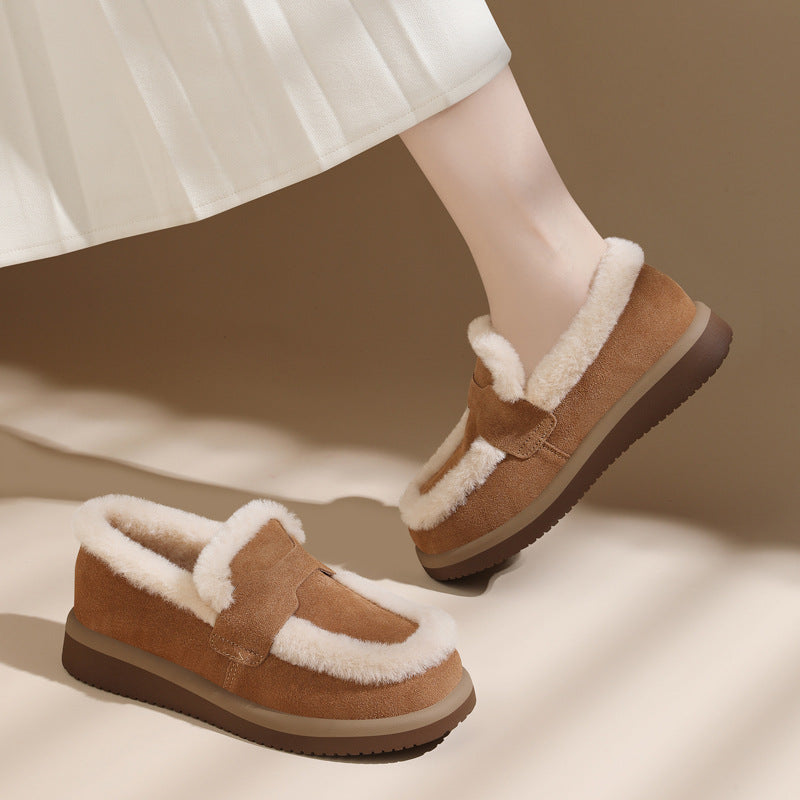 Damen warme Hausschuhe mit weichem Futter EB