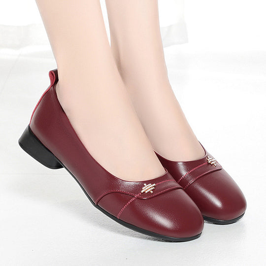 Damen Elegante Ballerinas mit modischem Schmuckdetail EB